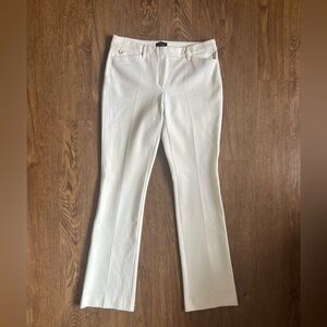 White House Black Market Cream Pants Size 6